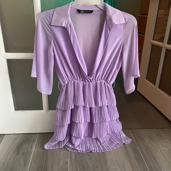 Beautiful purple summer dress Zara - Picture 2 of 5